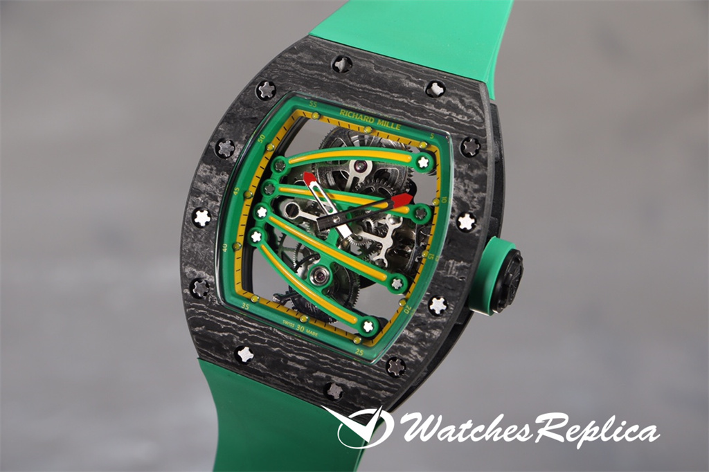 Schlussverkauf Richard Mille RM59 01 Tourbillon Gr nes Lizard